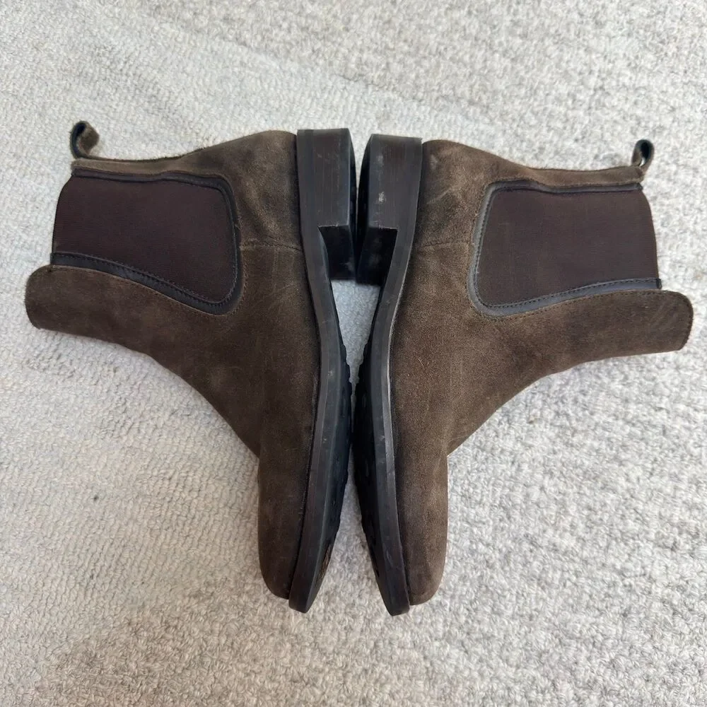 Thursday Boot Company Duchess Brown Suede Chelsea Ankle Boots Women’s Size 7